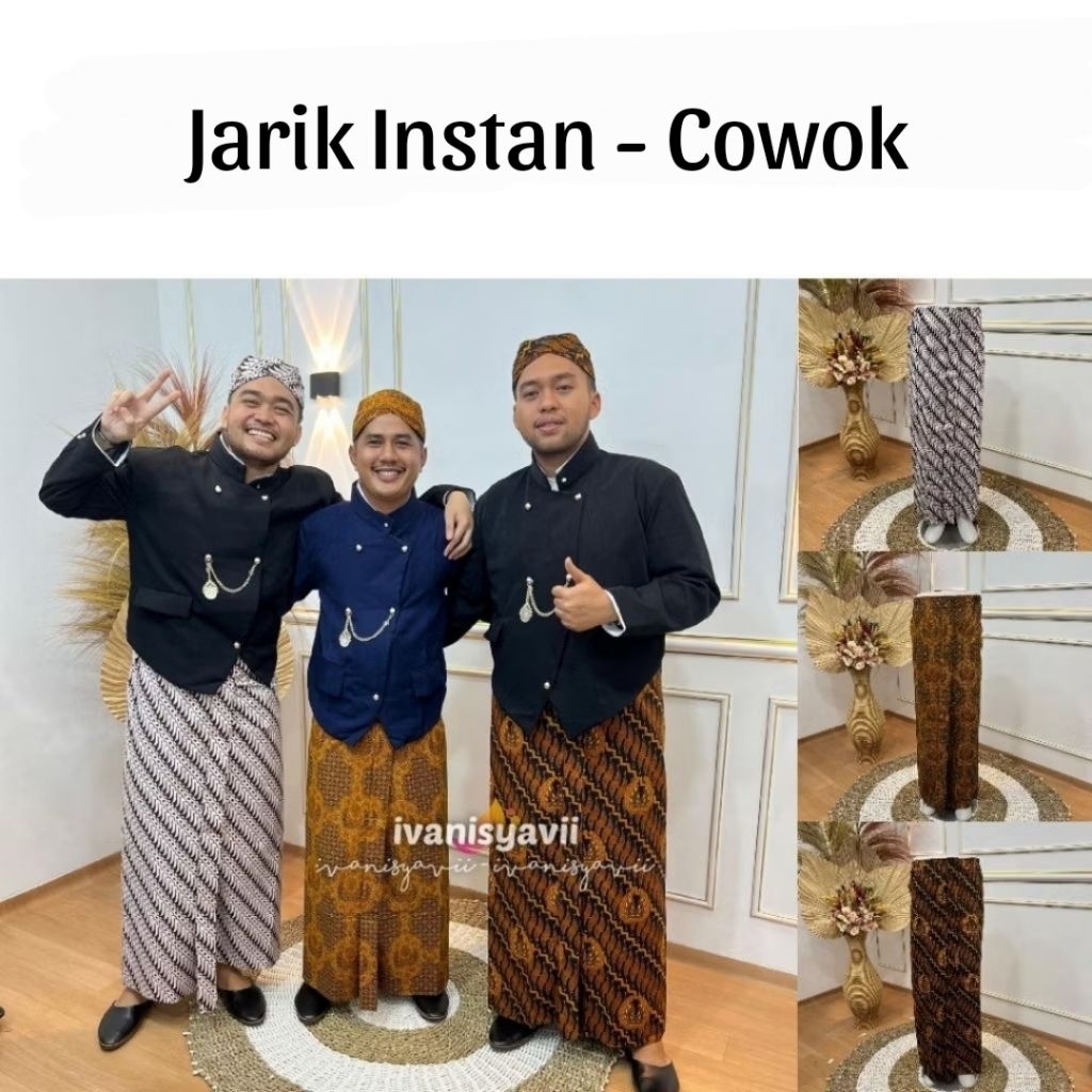 (1Jarik) Jarik Instan Cowok - Motif Batik | ~Jco