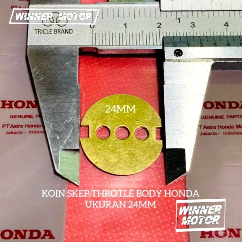 Koin Coin Skep Throtle body 24mm Vario 125 Supra 125 Fi throtlebody TB