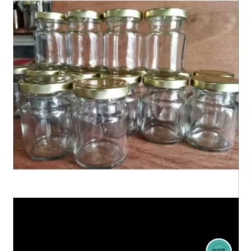 Jar Kaca tutup Alumunium 70ml