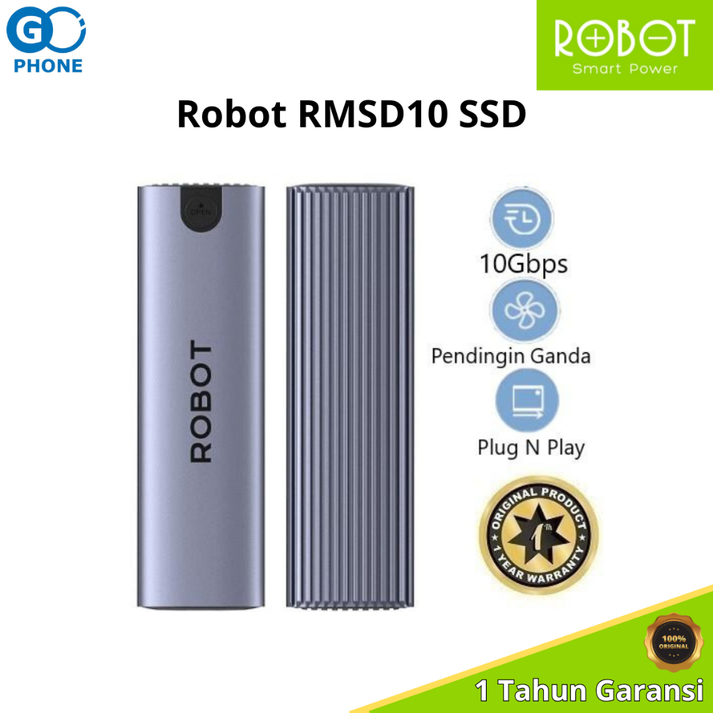 ROBOT RMSD10 Enclosure NVMe M.2 10Gbps Casing NVME SSD Enclosure