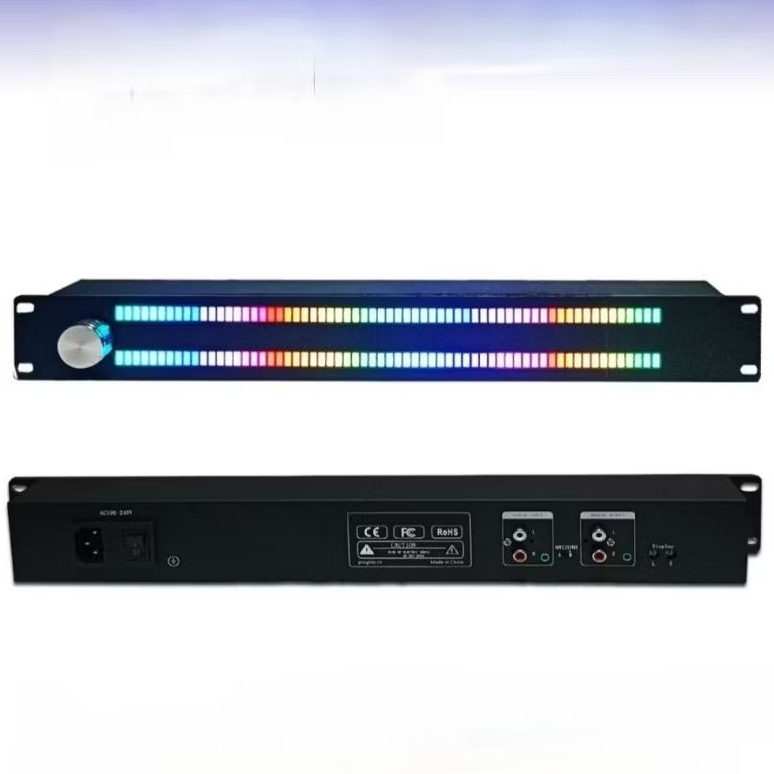 VU Meter Display 2 x 64 LED With mic sensor