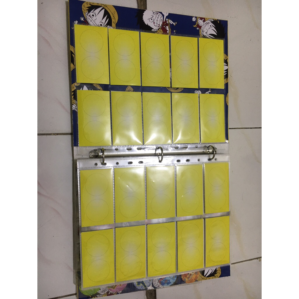 card holder binder album tazos tazo one piece pokemon coin isi 20 pcs