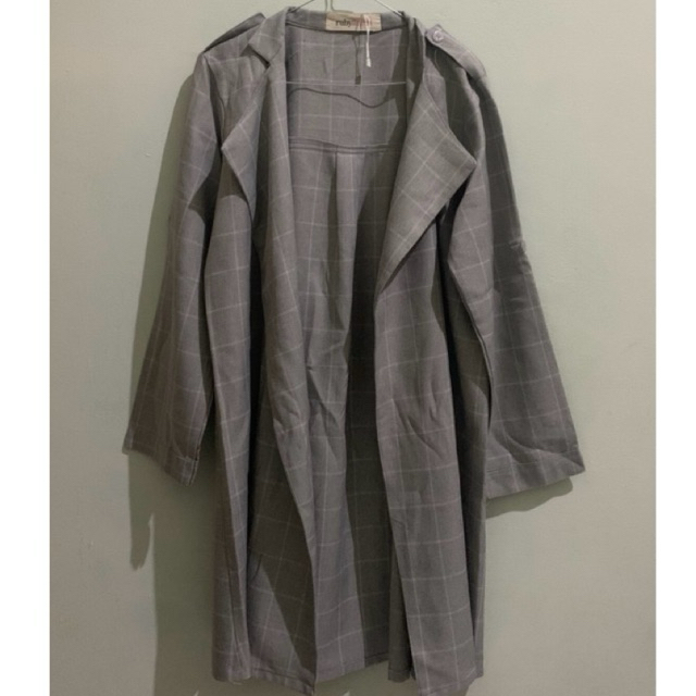 PRELOVED BLAZER GREY RUBYLICIOUS