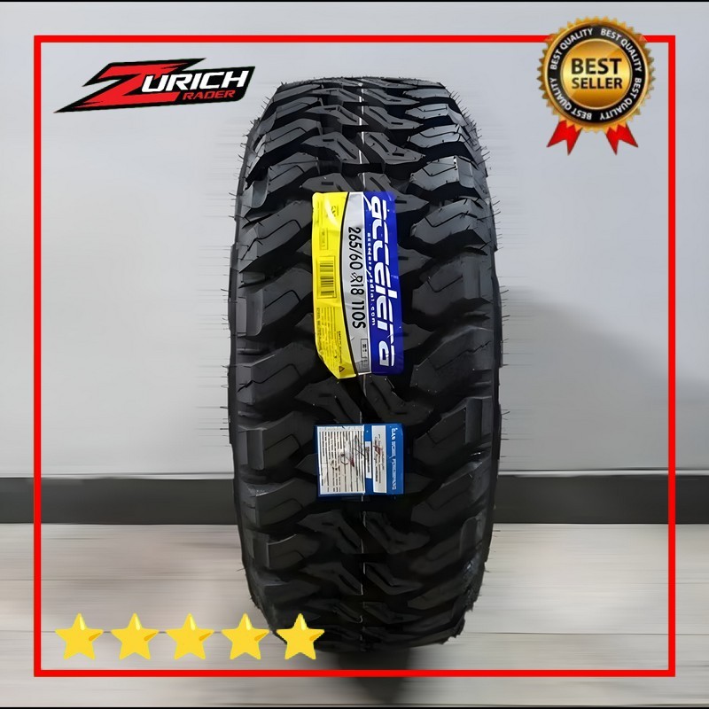 Ban Mobil 265 60 R18 Merek Accelera Mt01 Ukuran 265/60 R18 Mud Terrain