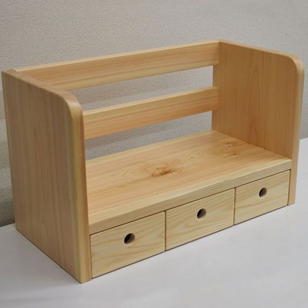 Rak Storage Laci Kayu Rak Penyimpanan Bumbu Dapur Dan Display Aesthetic