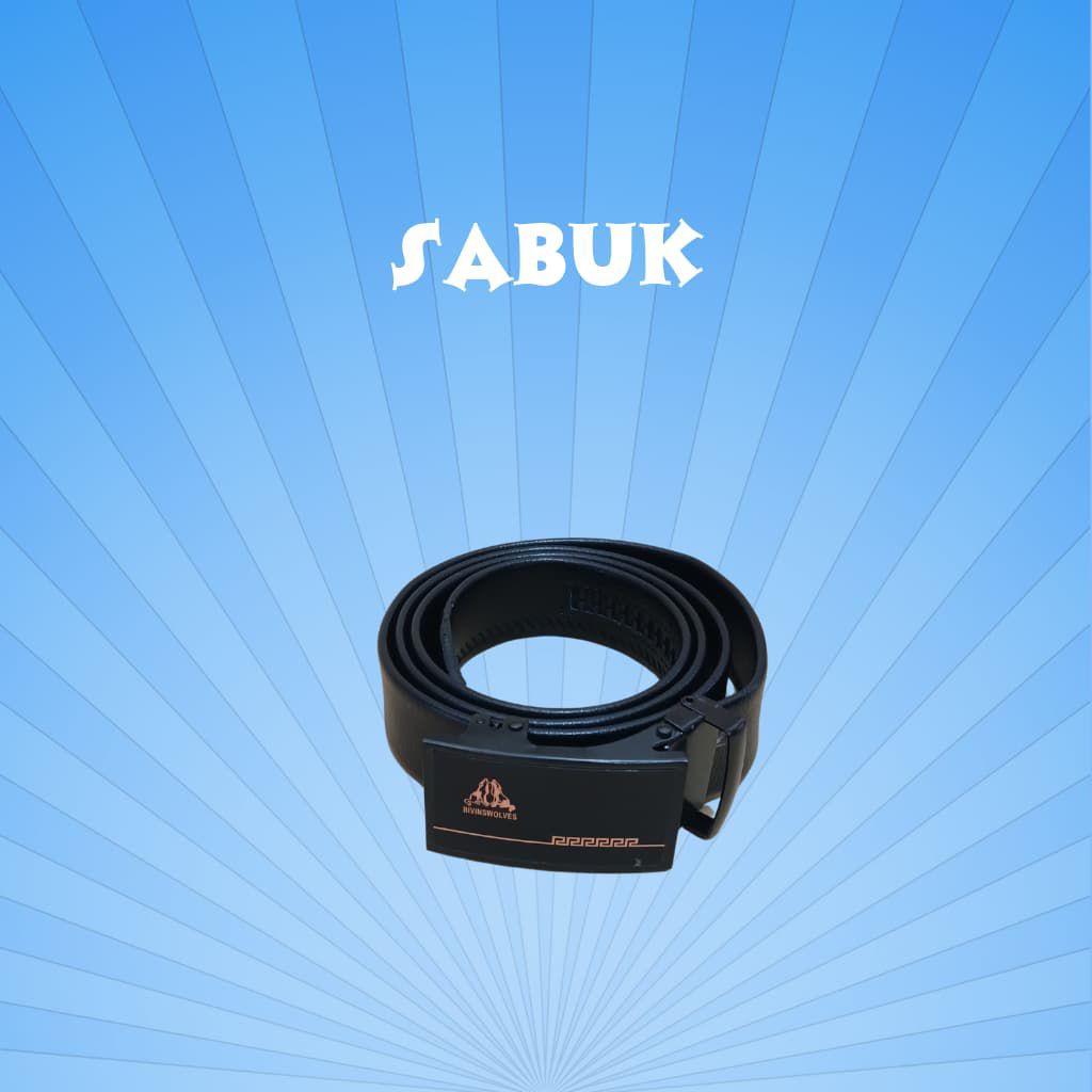 Ikat Pinggang Hitam Kulit - Tali Pinggang Hitam - Ikat Pinggang Sekolah SMA Kuliah