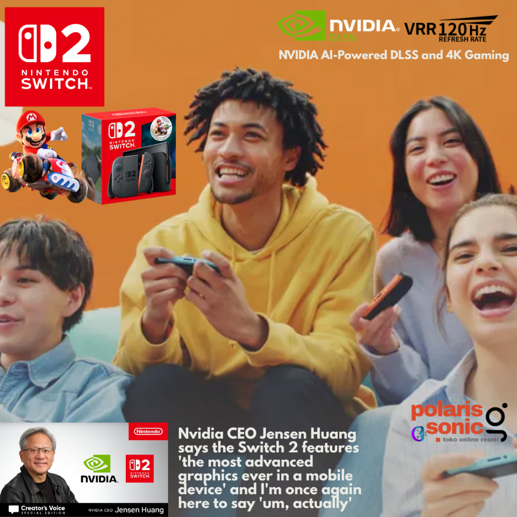 Nintendo Switch2 Switch 2 Console 12GB LPDDR5X / 256GB UFS 3.1 / 5220mAh / 4K HDR10 VRR 120 Hz - NS2