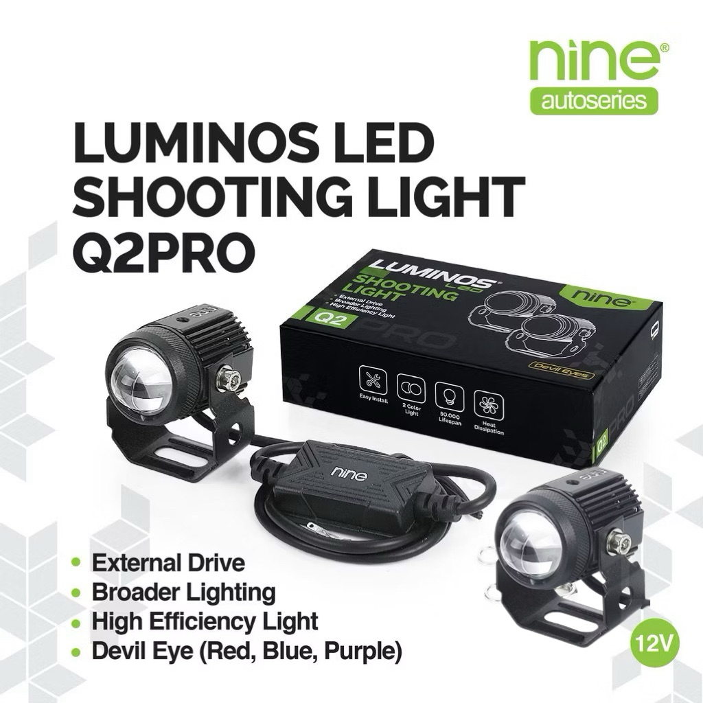 COD LAMPU TEMBAK Mini LASER LUMINOS D2 32W SUPER TERANG MOTOR MOBIL ORIGINAL LUMINOS LED