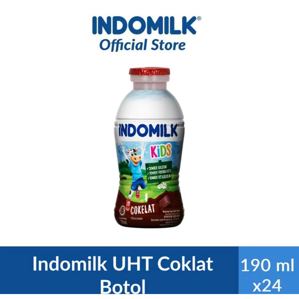 

Indomilk Cokelat Botol 190ml x24 [ 1 Karton ]