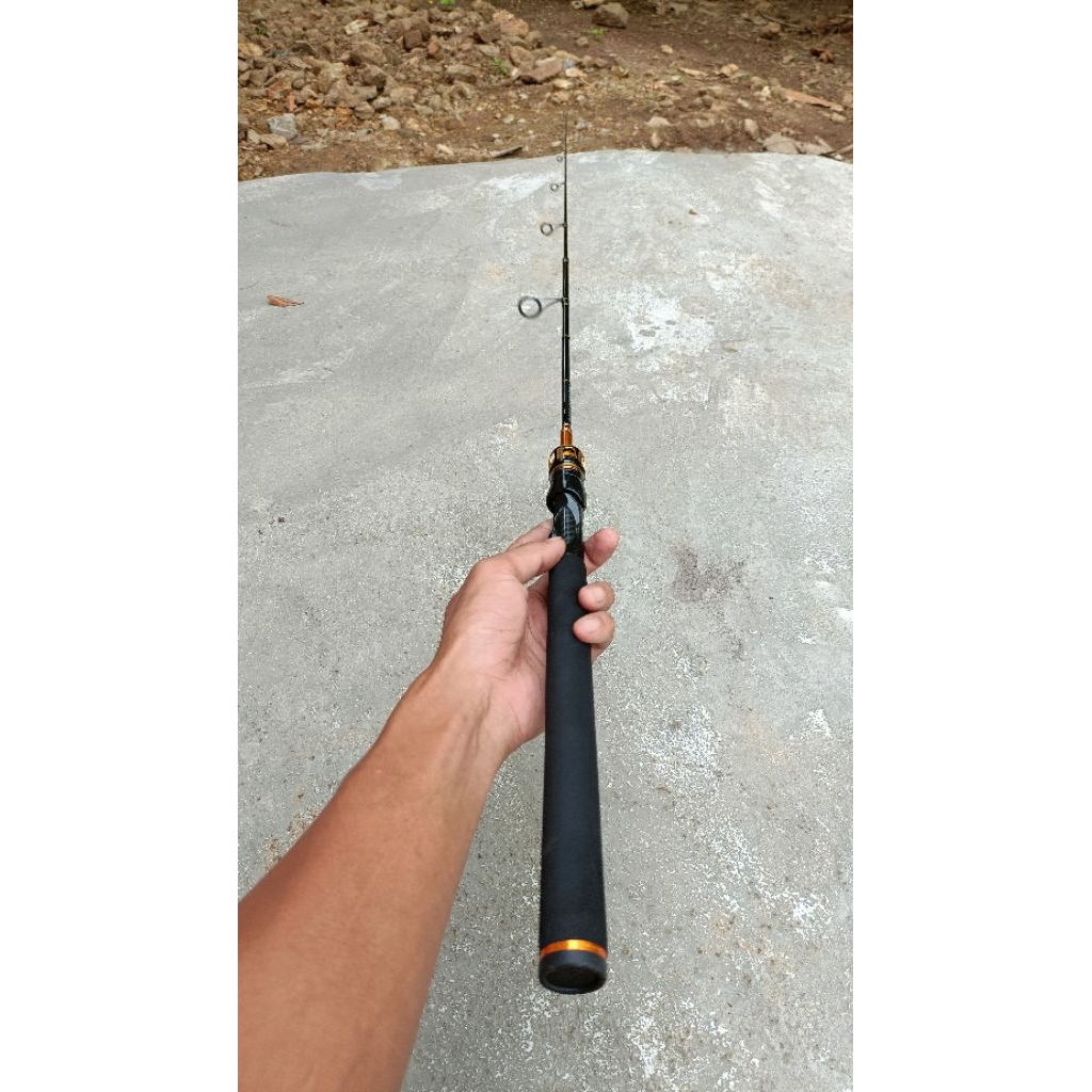 custom 180cm, reel seat model shimano leshat