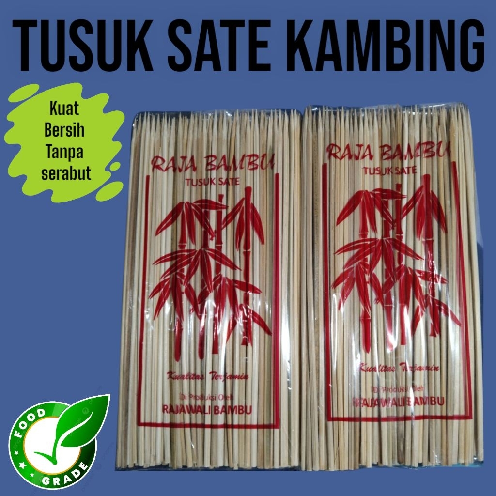Tusuk Sate Kambing/Sapi RAJA BAMBU 21cm