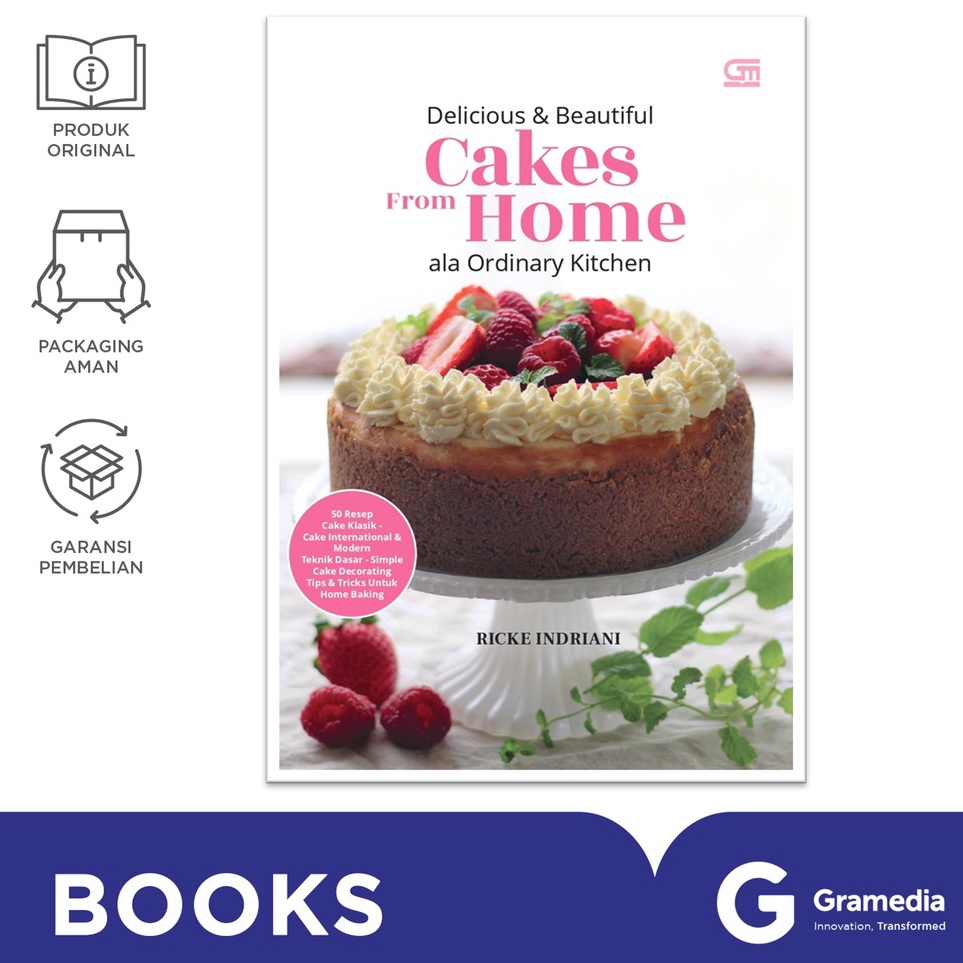 KODE L12U Delicious  Beautiful Cakes From Home Ala Ordinary Kitchen RICKE INDRIANI