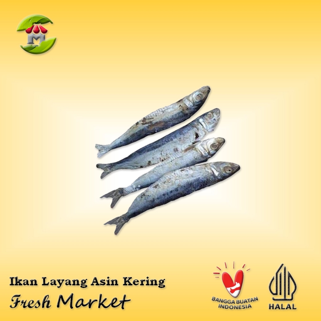 

[JAKBAR] Ikan Layang Asin Kering Pack 450gr - 500gr