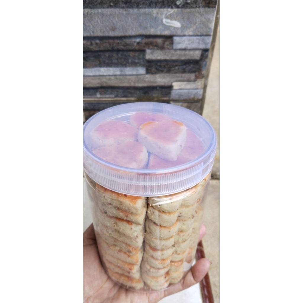 

kue kacang home made toples tabung 600 ml