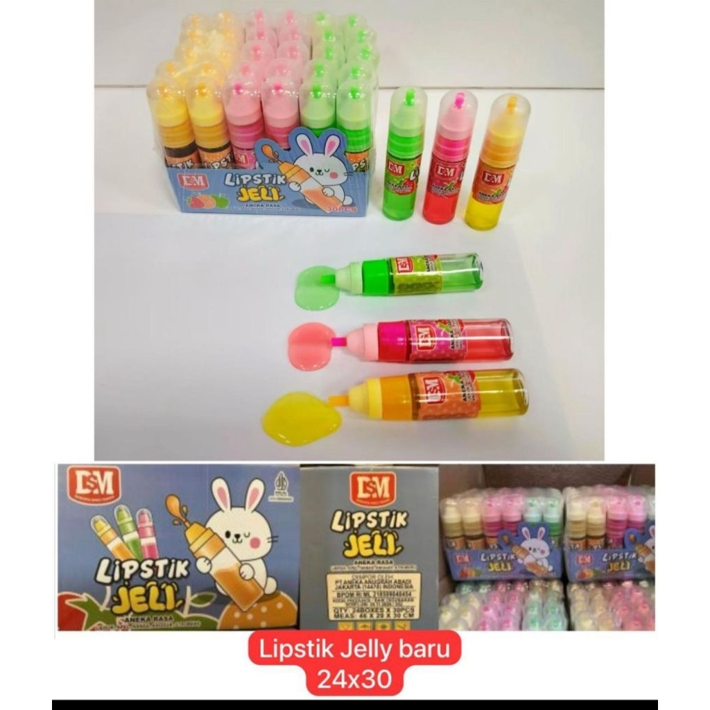 

Permen Lipstik Jelly Isi 30pcs