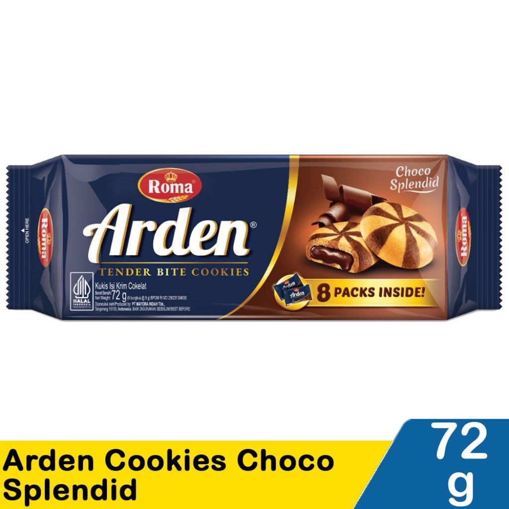 

Roma Arden Cookies Choco Splendid 72g