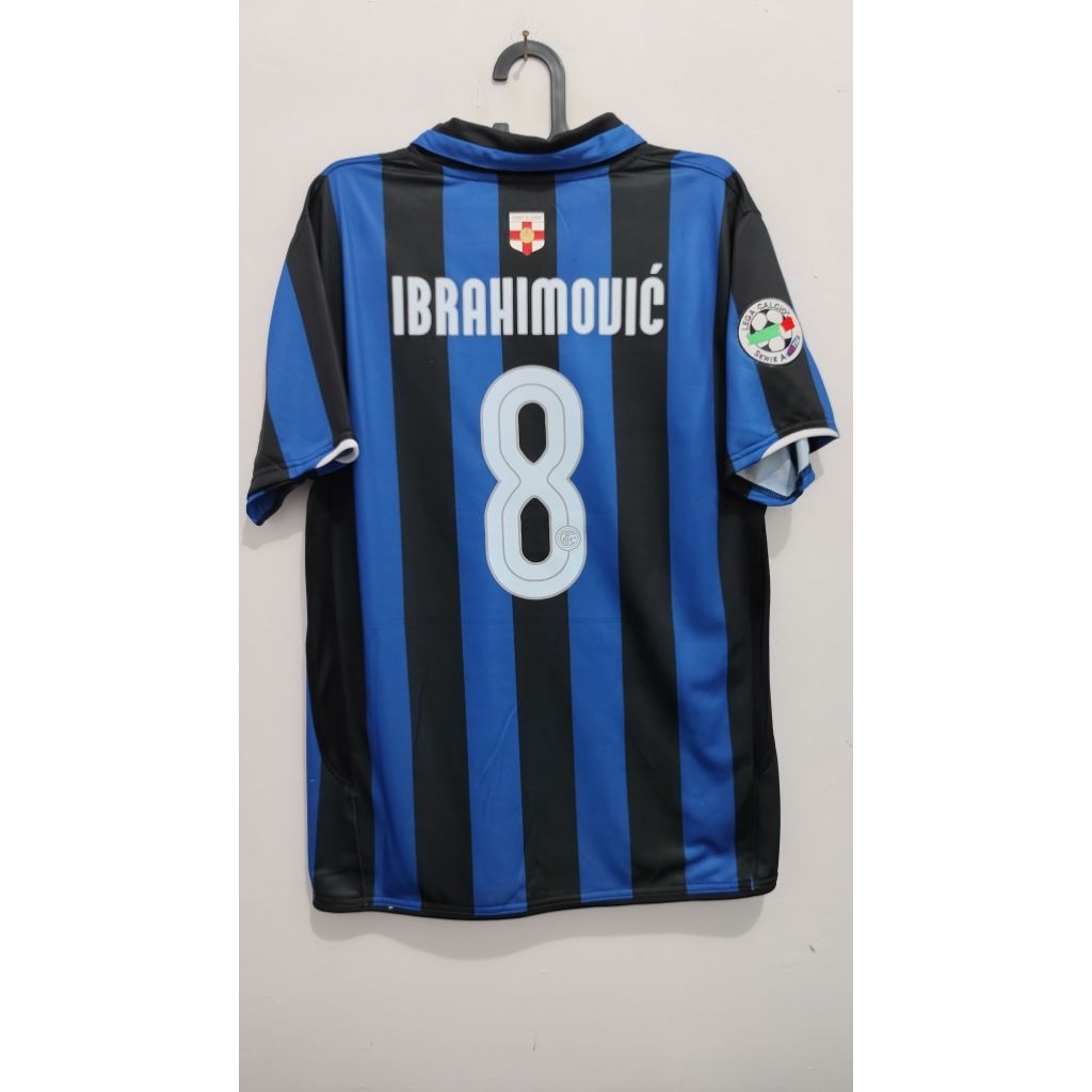 jersey retro inter cente ibrahimovic size XL