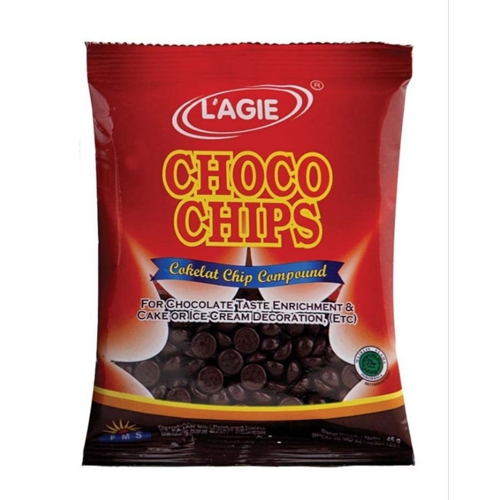 

L'AGIE Choco Chips 45g