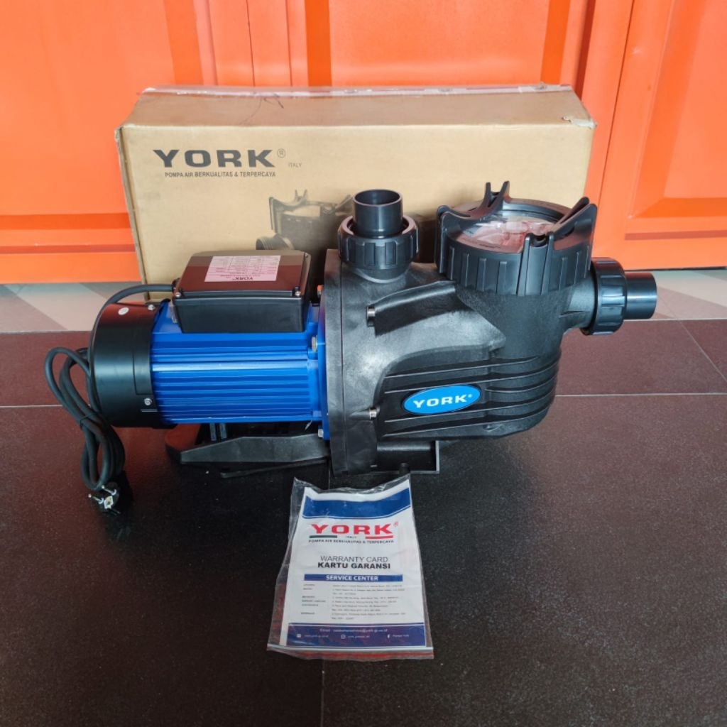 Pompa Kolam Renang York Swim 1/2hp 3/4hp 1hp 1,5hp 2hp 3hp Pompa Silkurasi kolam renang York