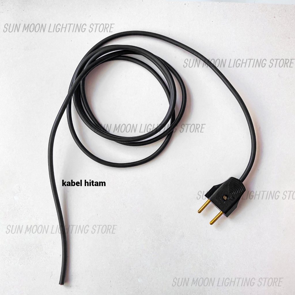 1meter Kabel + colokan Listrik Broco untuk lampu gantung lampu dinding
