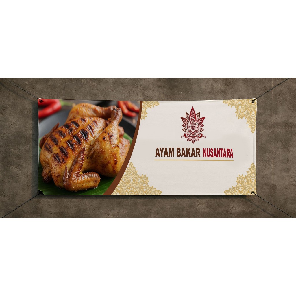 BANNER/SPANDUK AYAM BAKAR SIAP PAKAI