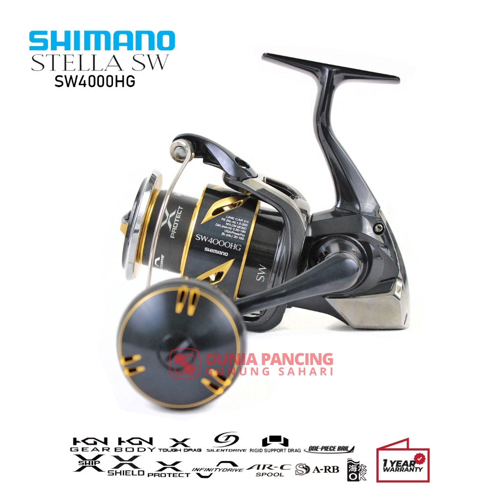 Reel Spinning Shimano Stella SW [20] 6000HG/6000PG/6000XG