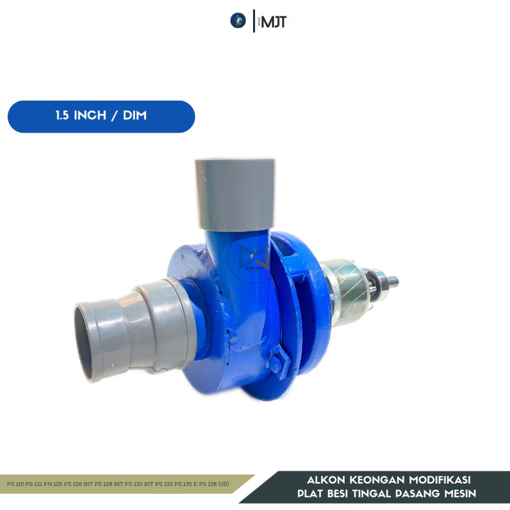 Alkon Keongan Modifikasi 1,5" Inch Tinggal Pasang Mesin Pompa Air Shimizu