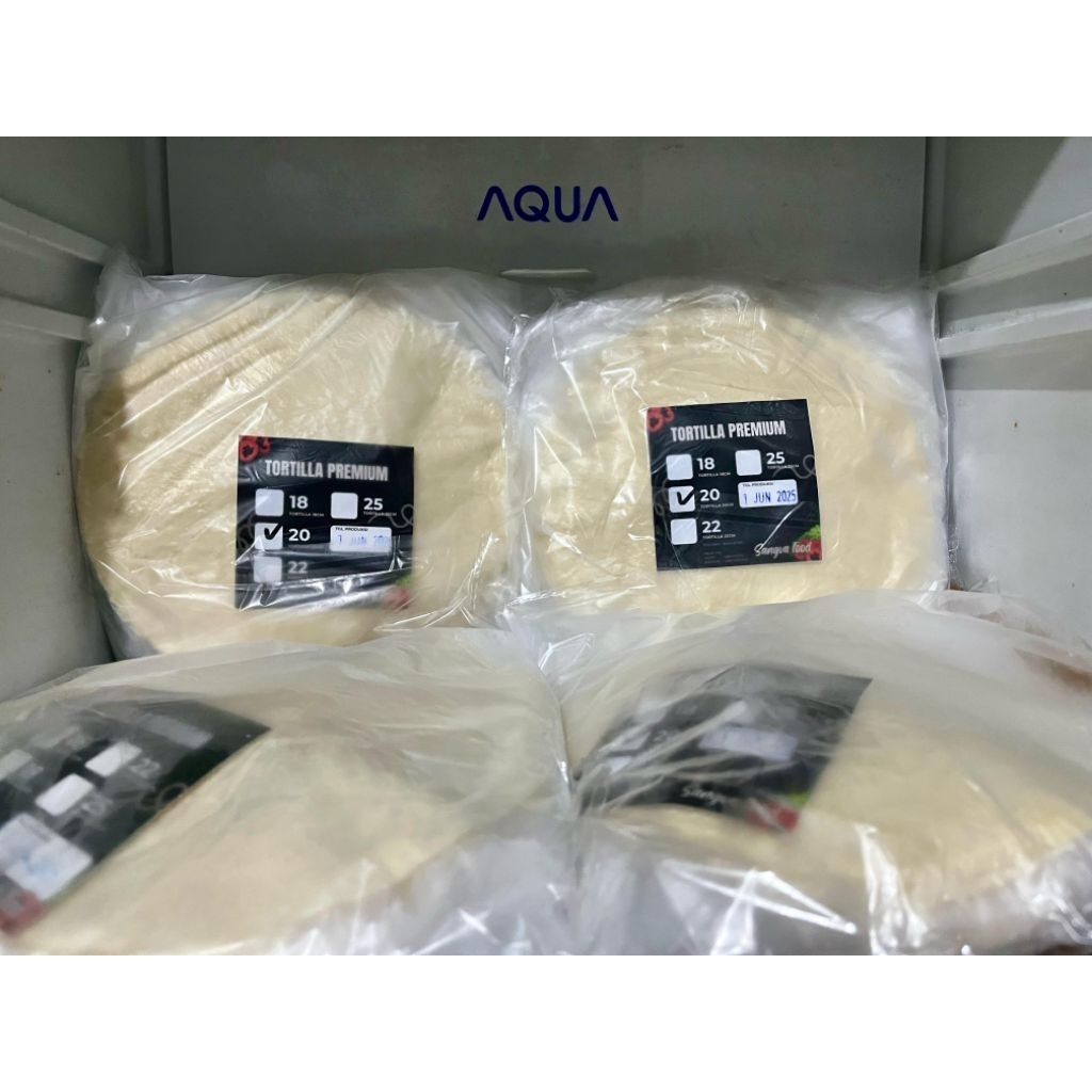 

TORTILLA PREMIUM 16CM / KULIT KEBAB ISI 20 PCS