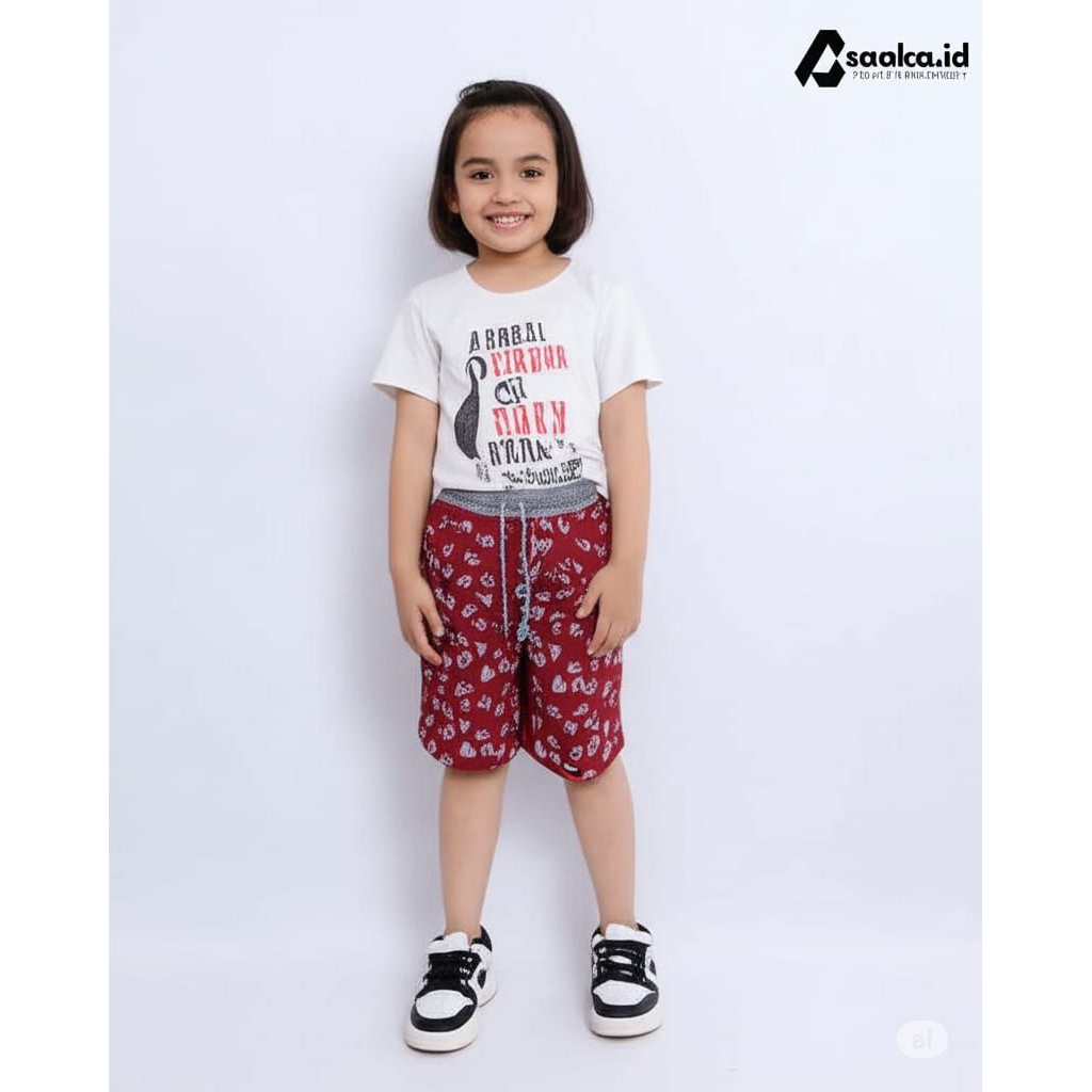 Celana pendek anak motif/celana pendek pria/celana anak simpel/celana katun/celana motif/celana chin