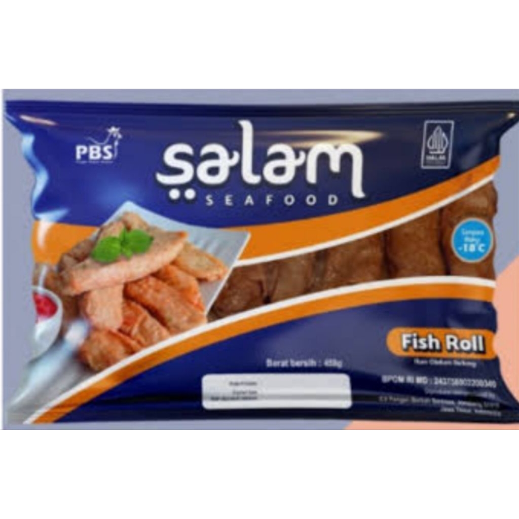 

SALAM SEAFOOD FISH ROLL 450GR