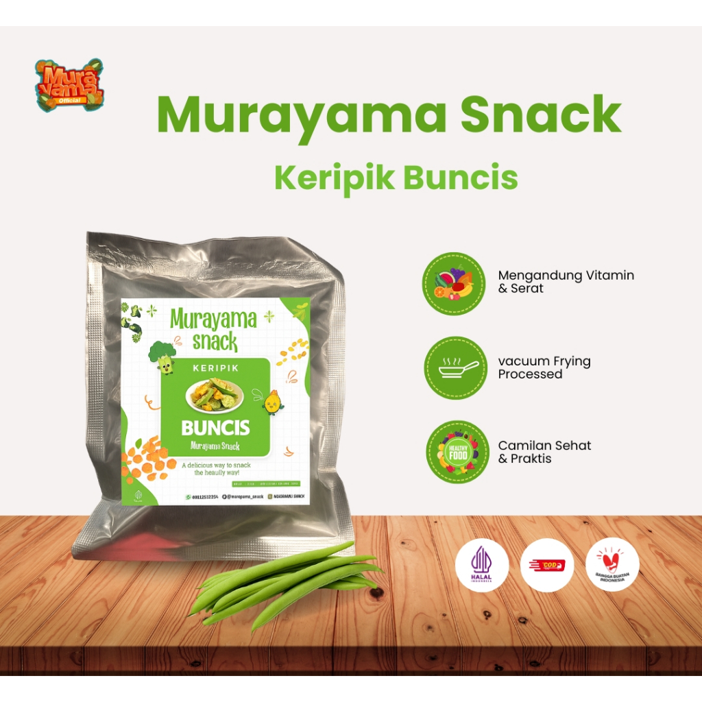 

KERIPIK BUNCIS 30GR MURAYAMA SNACK