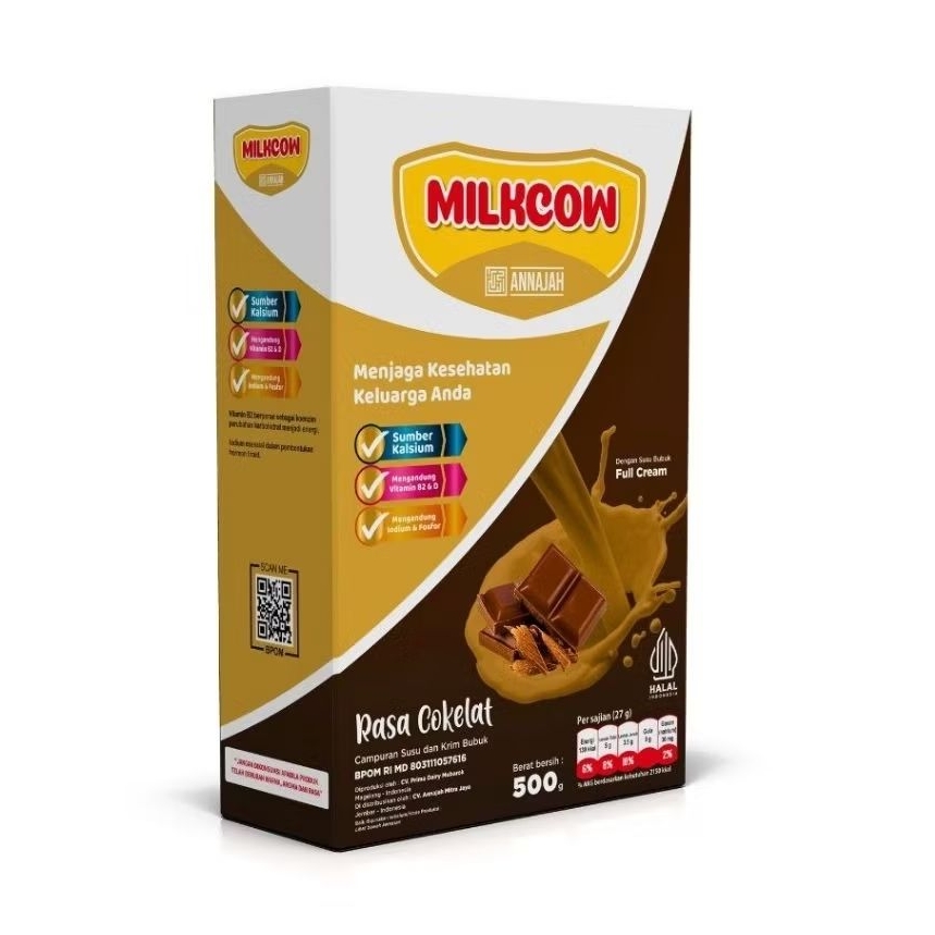 

MILKCOW COKLAT 500 gr || SUSU PENGGEMUK BADAN TINGGI KALSIUM UNTUK ANAK-DEWASA