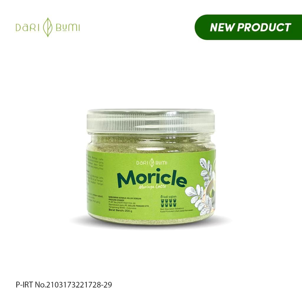 

Moricle Moringa Latte Minuman Bubuk Kelor Latte 200gr Dari Bumi