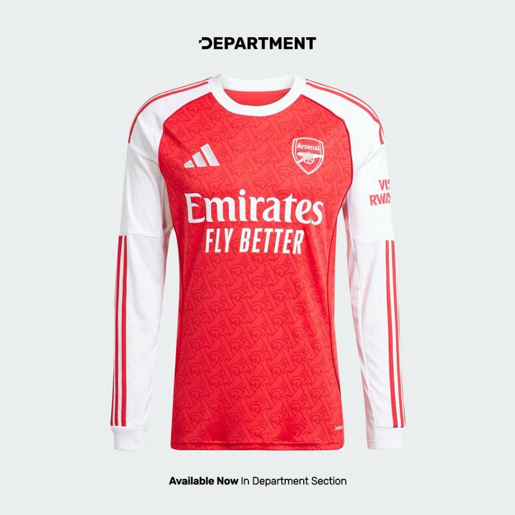 ADIDAS Jersey Bola Pria ARSENAL FC 25/26 HOME LS JI9536 ORIGINAL