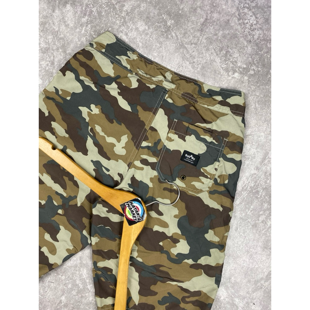 stussy camo short pant