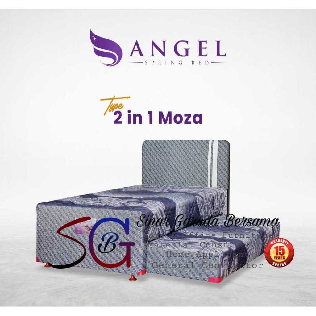 KASUR SORONG 2IN1 SPRING BED / KASUR TIDUR ANAK SORONG ATAS BAWAH + SANDARAN / KASUR PER KASUR TIDUR