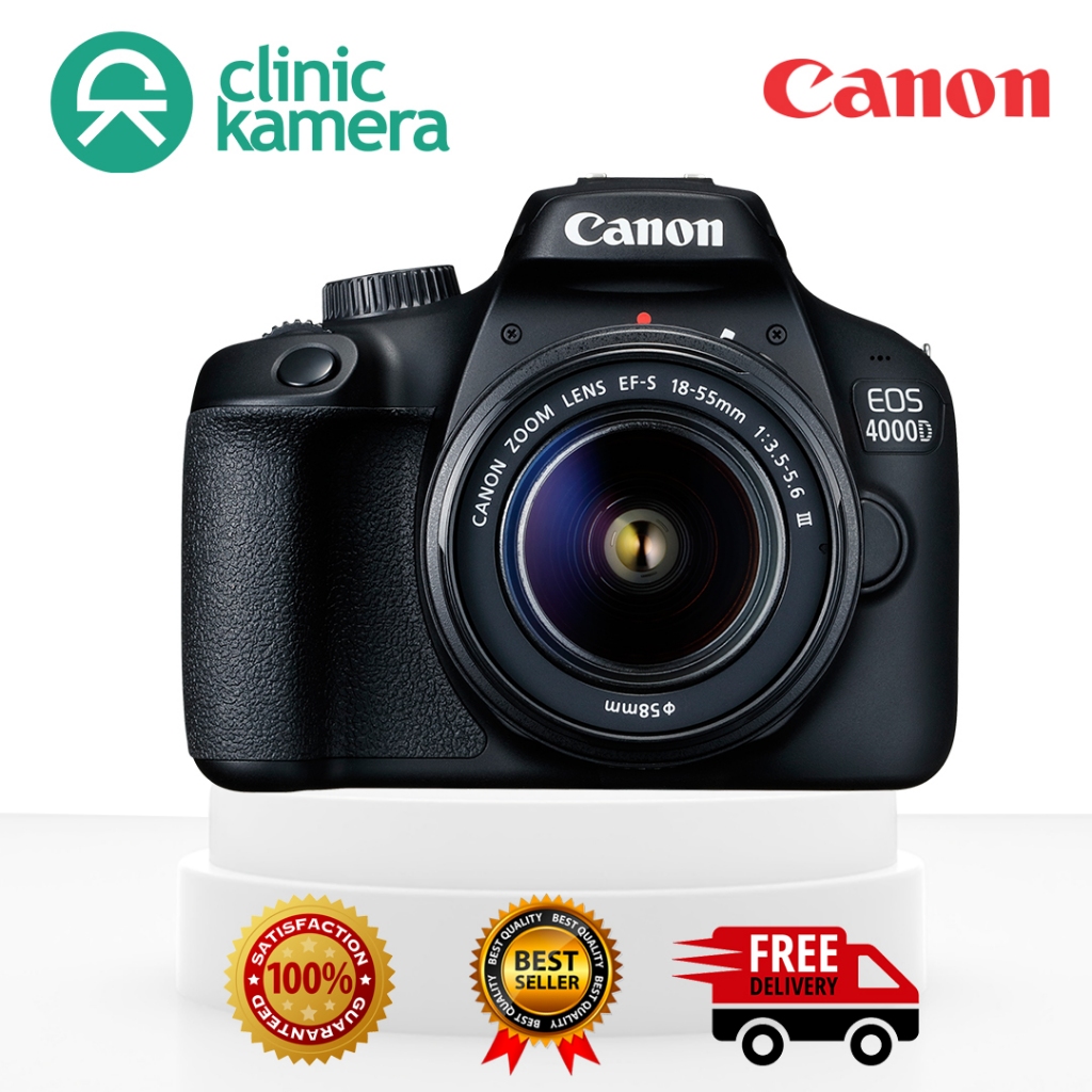 Canon EOS 4000D Kit 18-55mm III / Kamera Canon EOS 4000D / Kamera DSLR Canon EOS 4000D
