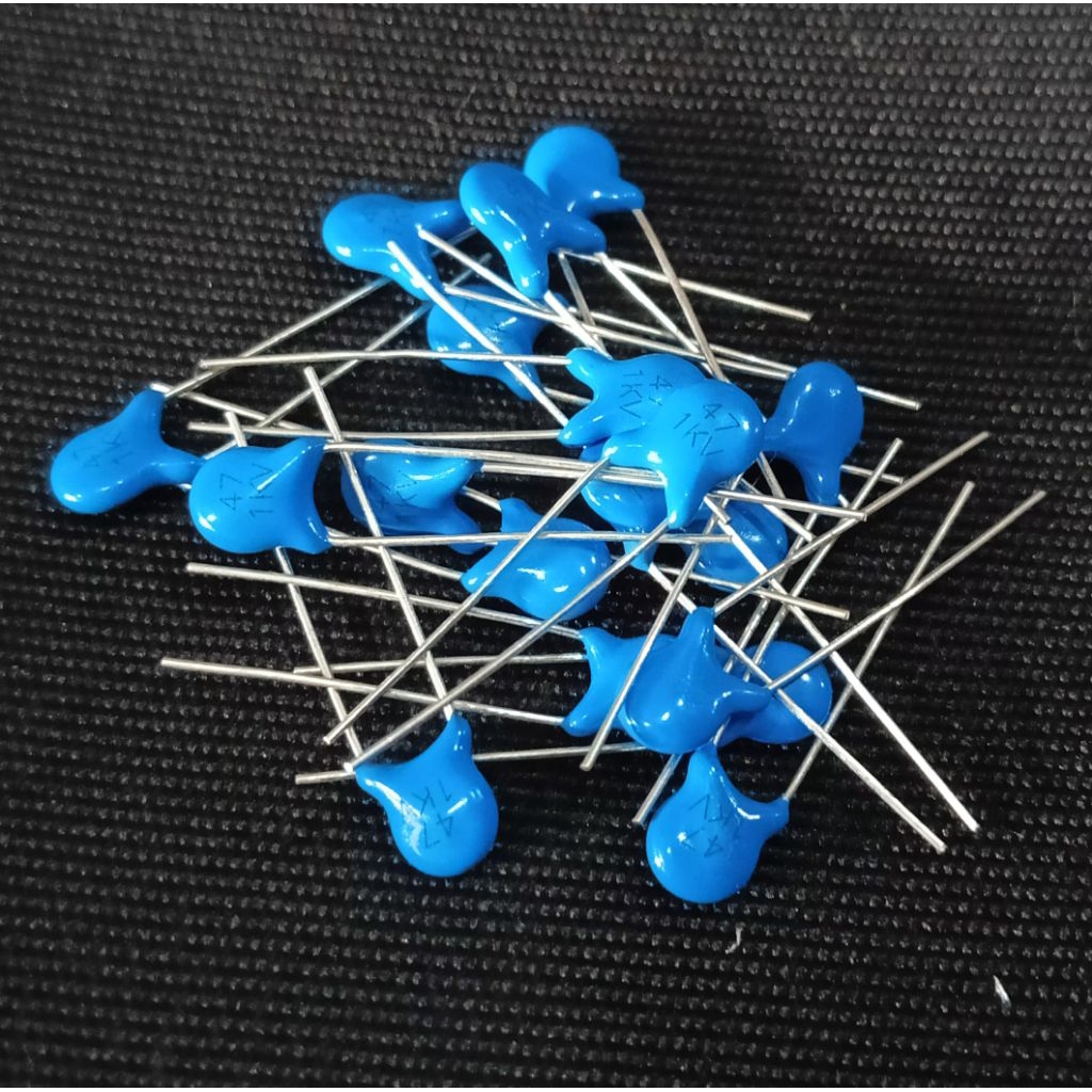 Capasitor 47pf 1kv Capasitor high voltase 47pico 1kv