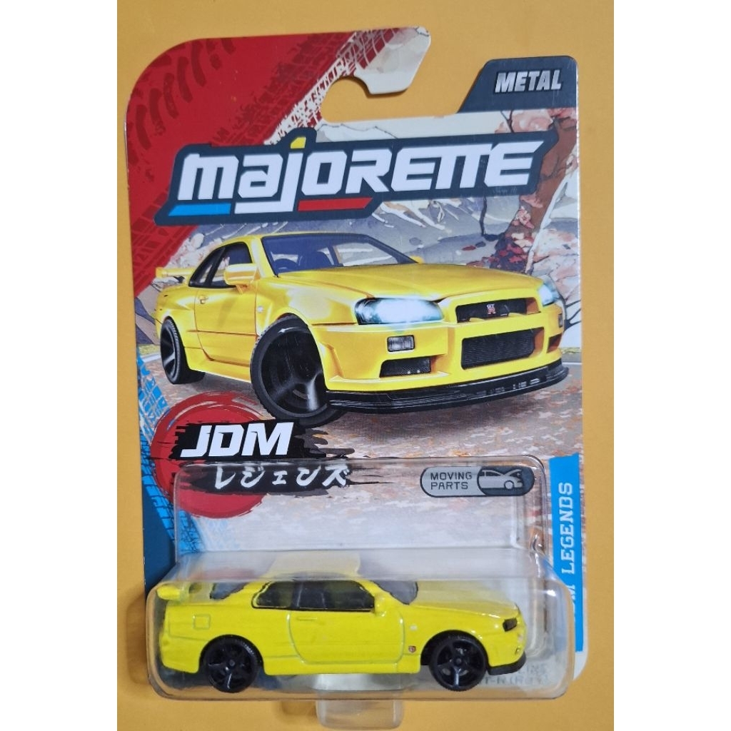 Majorette JDM Nissan Skyline GT-R (R34)