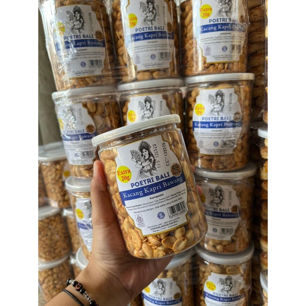 

Poetri Bali Kacang kapri Bawang 320gr