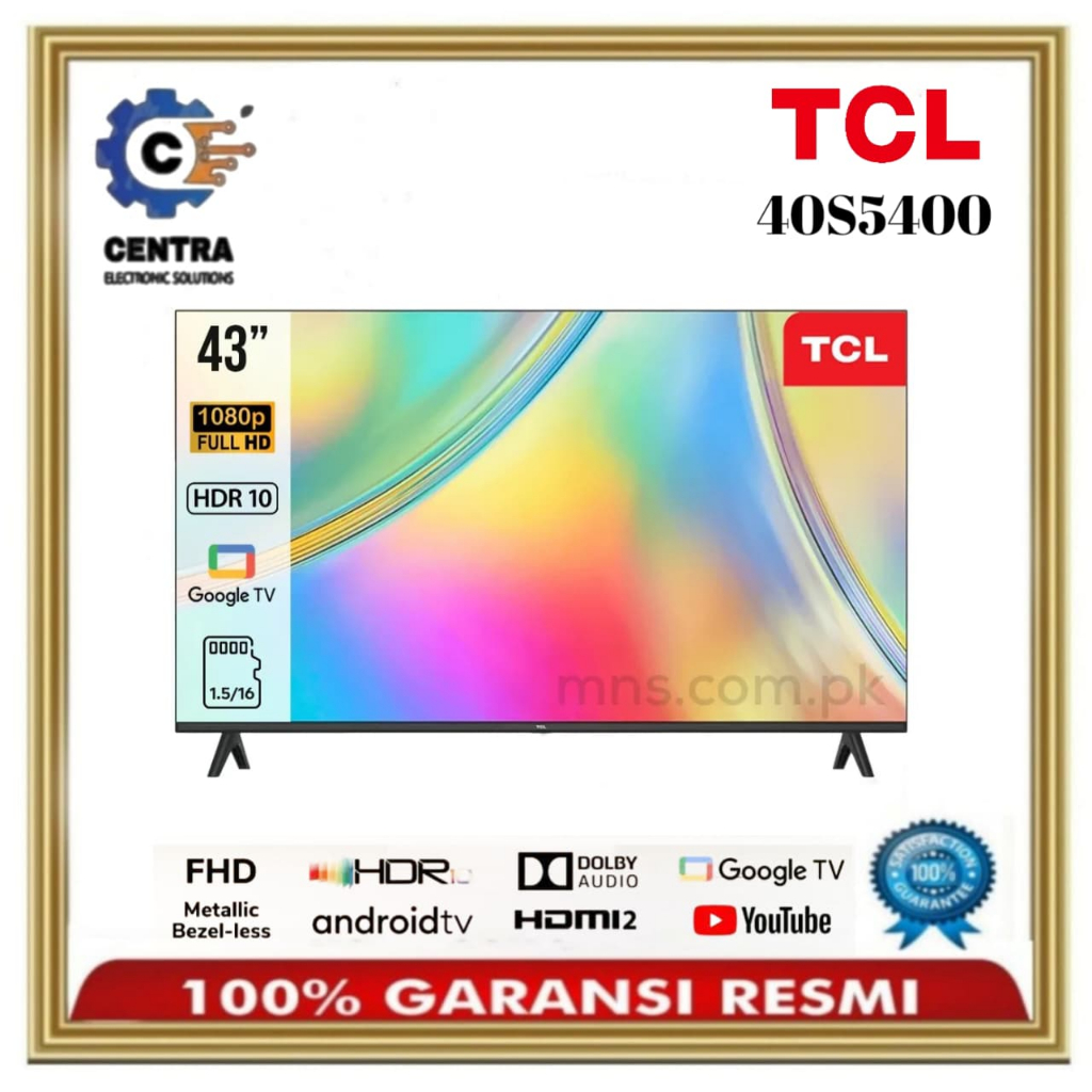 Tv TCL Led 40 Inch 40S5400 Google Tv Full HD HDR10