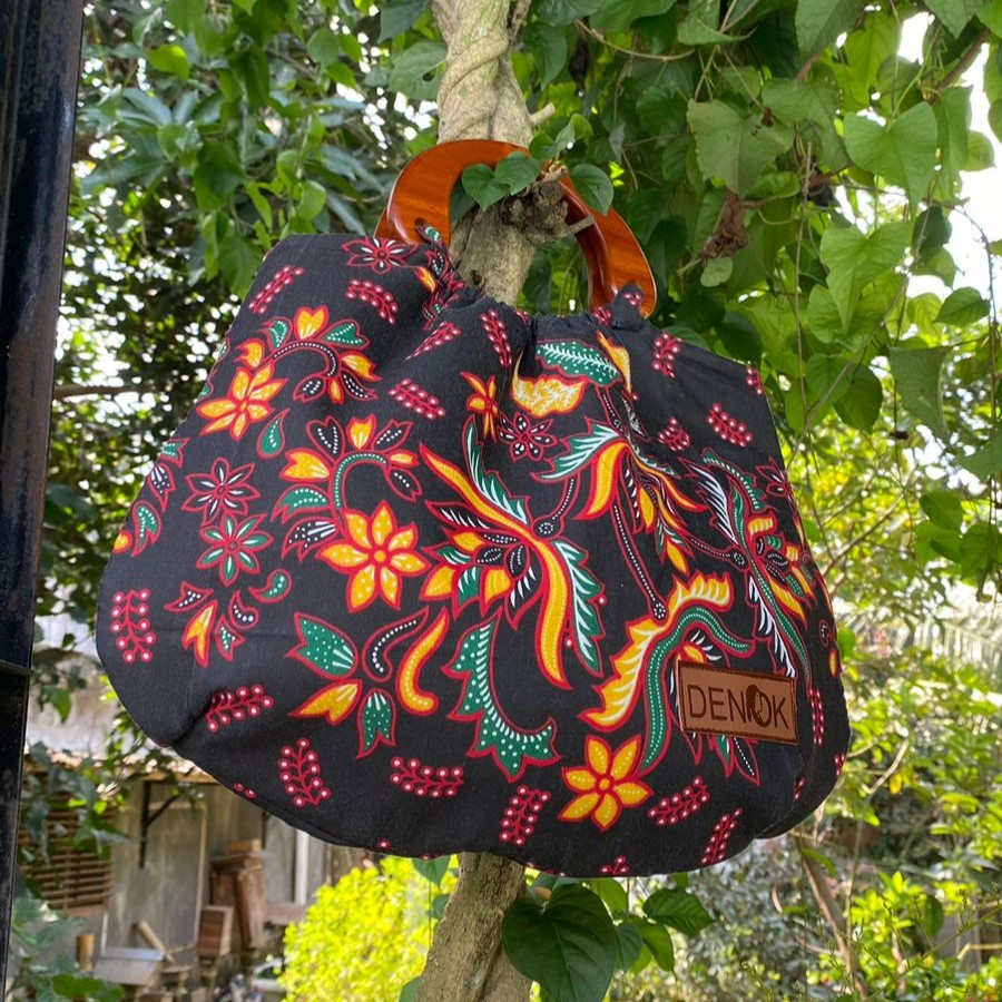 Omah Oblong Jogja - DENOK SERIES Top Handle Bag Batik Tas Jinjing Batik Motif Batik Tradisional Hand