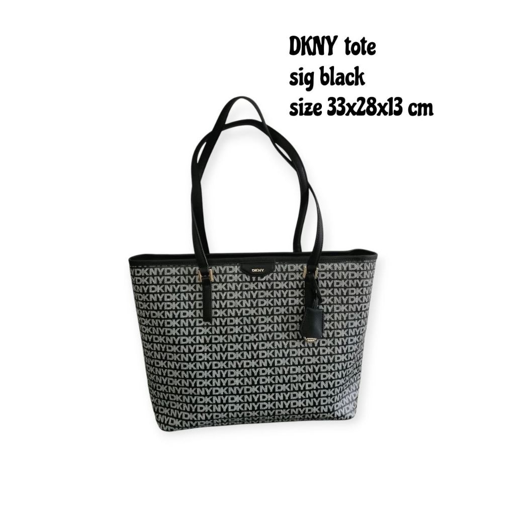 Dkny tote sig black original tote bag