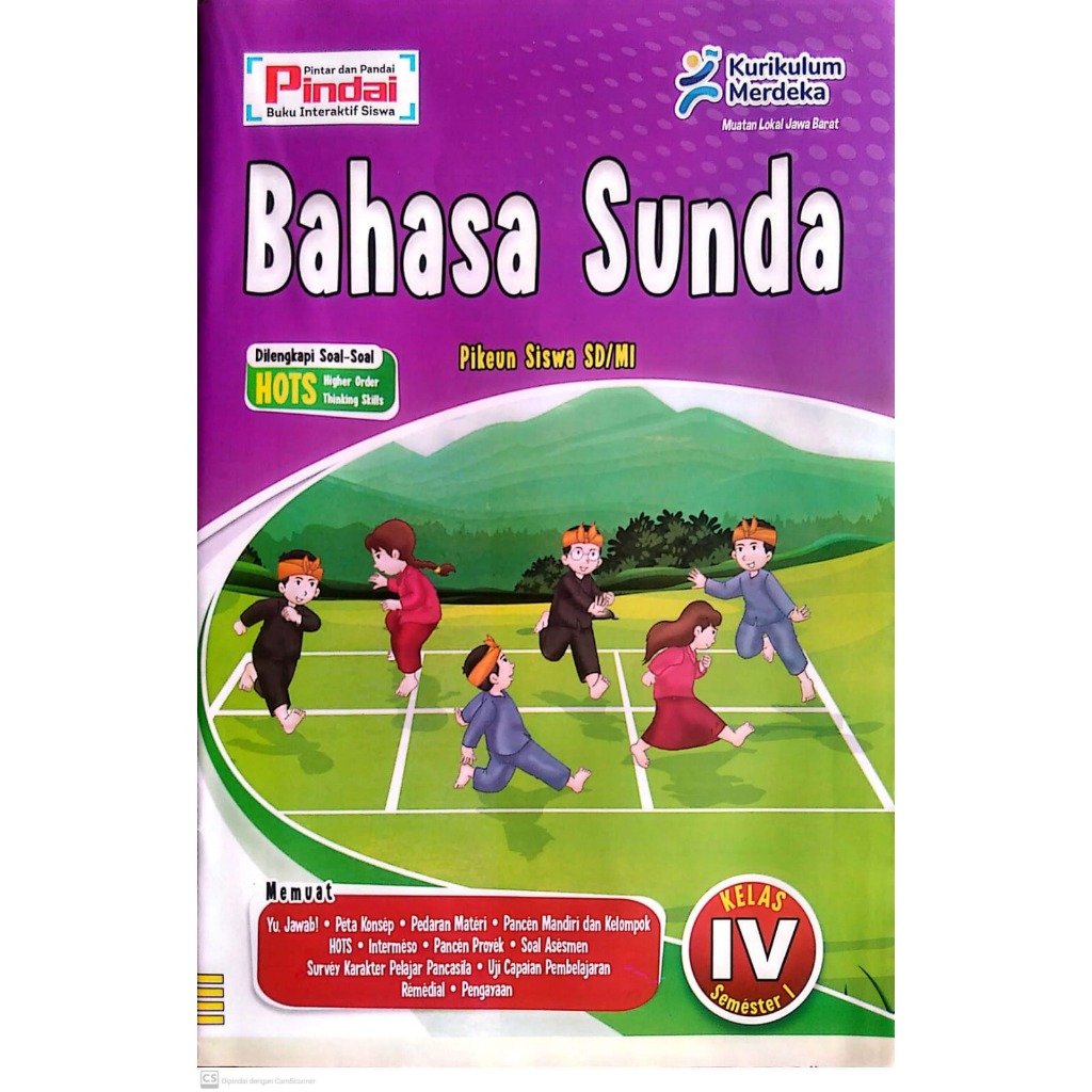 Buku LKS Bahasa Sunda Kurikulum Merdeka Kelas 4 SD/MI Semester 1