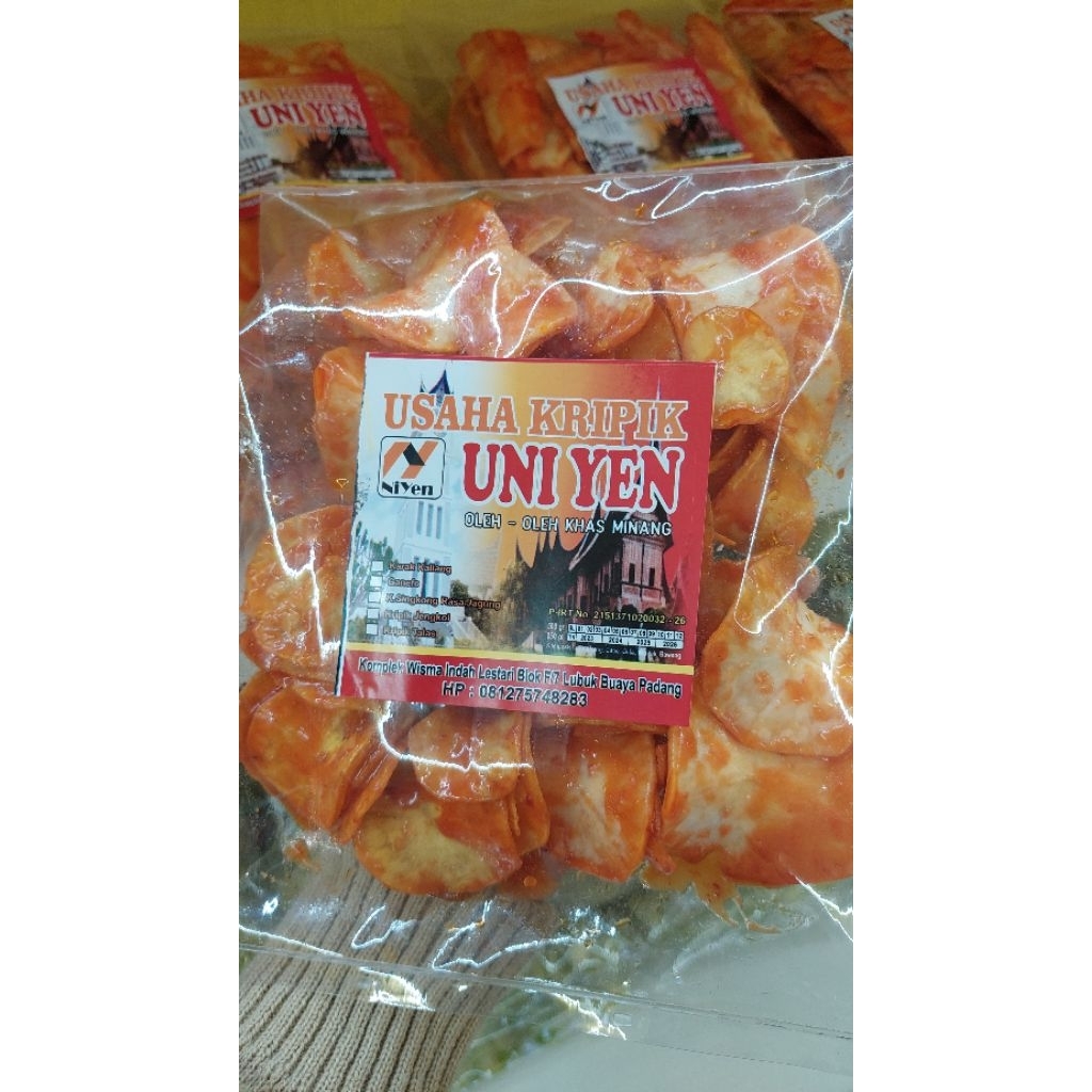 

kripik balado merah