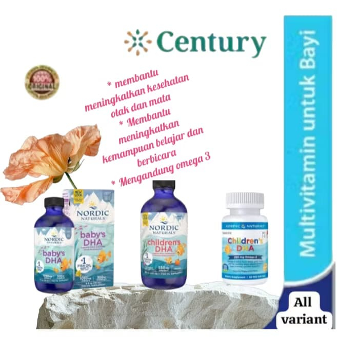 Nordic Baby's DHA 60ml , Nordic Child DHA 119 ml Children DHA 90 sofgel / Childern/Otak/cerdas/omega