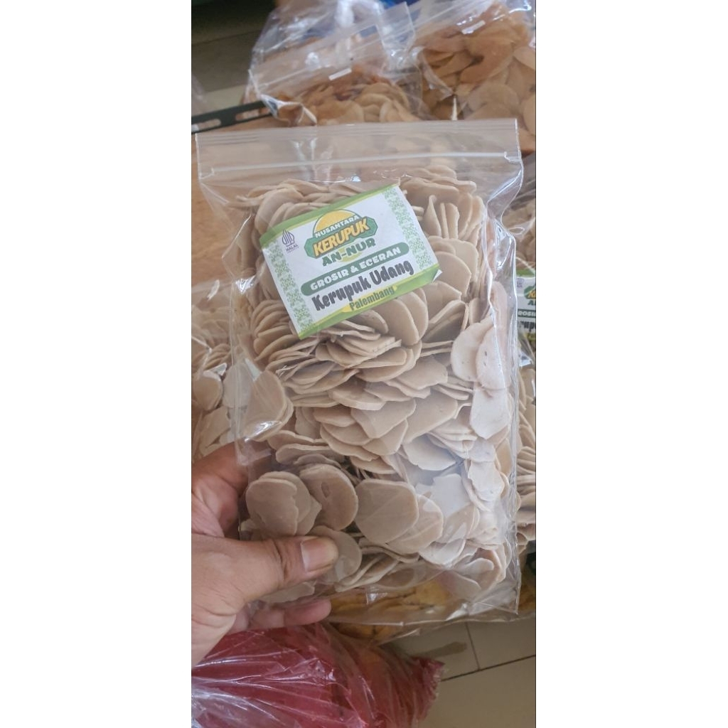 

KERUPUK UDANG PALEMBANG AMPERA SIAP GORENG