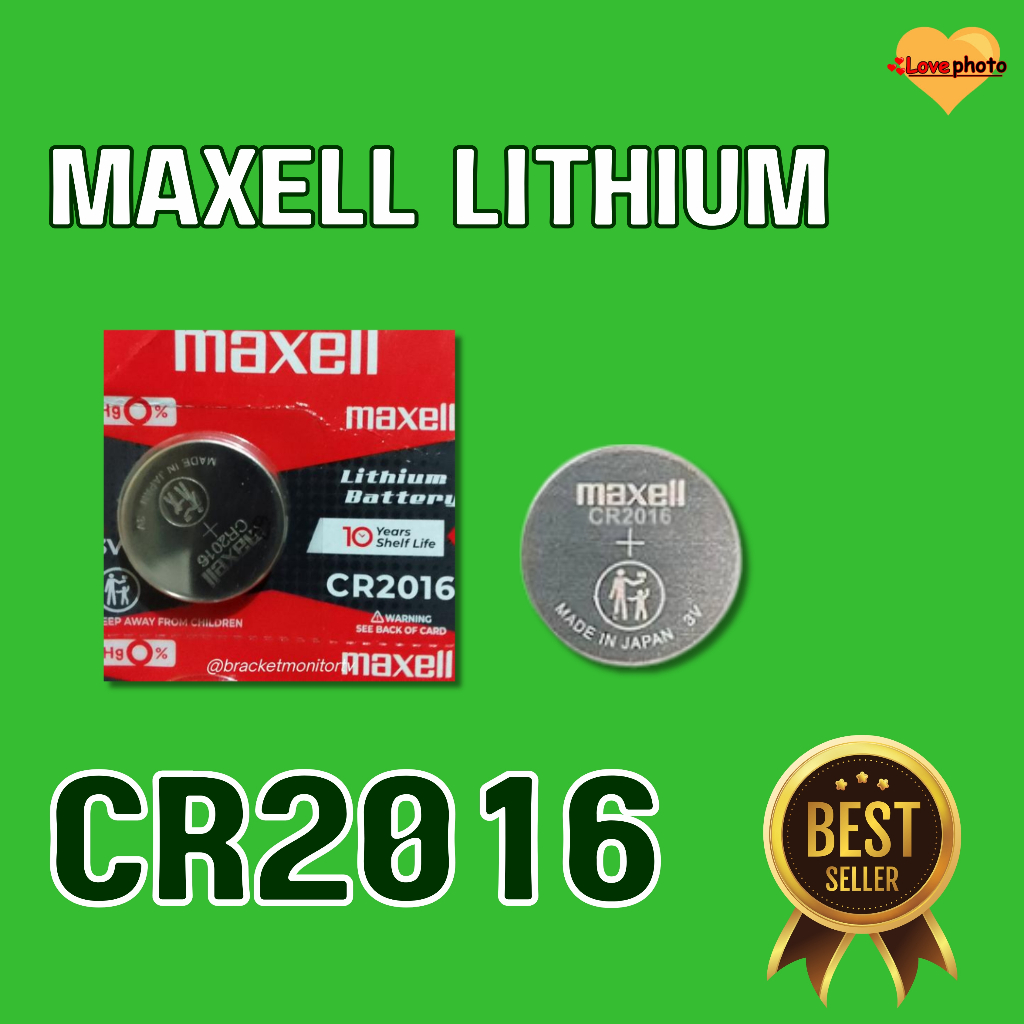BATERAILITHIUM MAXELL CR2016