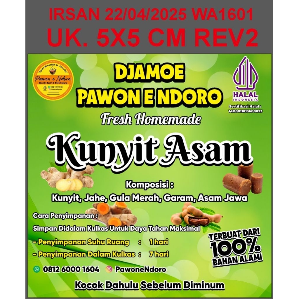 

jamu kunyit asam