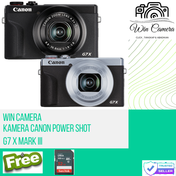 Canon Power Shot G7X Mark III / Kamera Canon / Kamera Pocket / Kamera Digital / Camera Canon